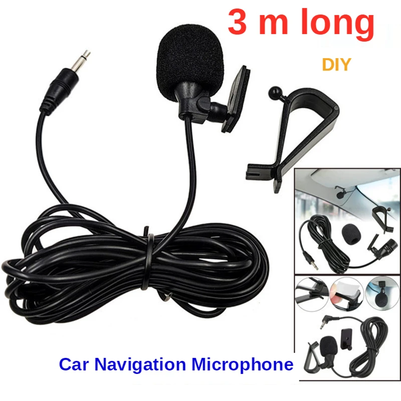 Audiophile Headphone Wired - Автомобильный микрофон Аудионавигация Проводной зажим Внешние