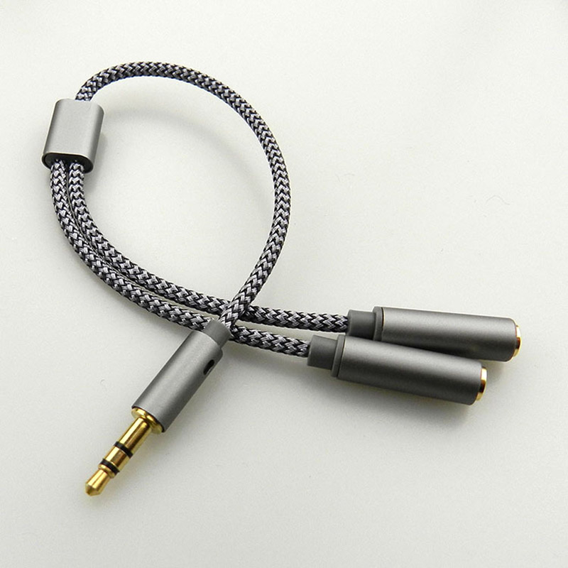 Earphone Splitter Jack - Аудио-сплиттер 3,5 мм, Y-образный разветвитель, 1