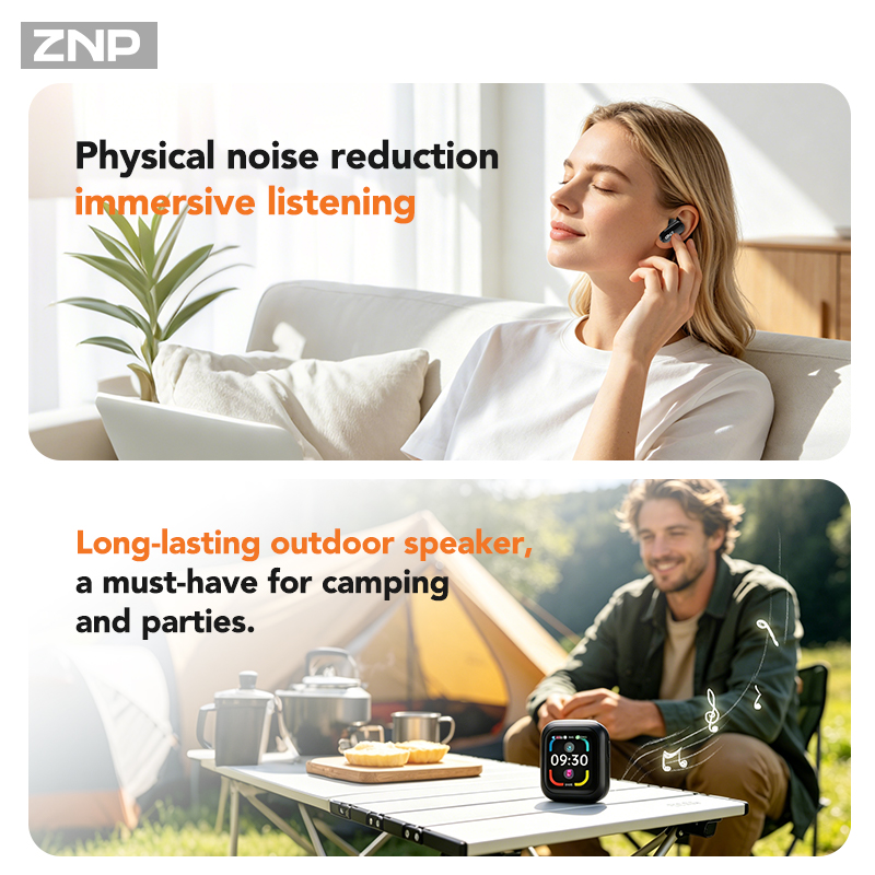 Беспроводные наушники ZNP N04  – обзор и цена Wireless Earbuds Tws